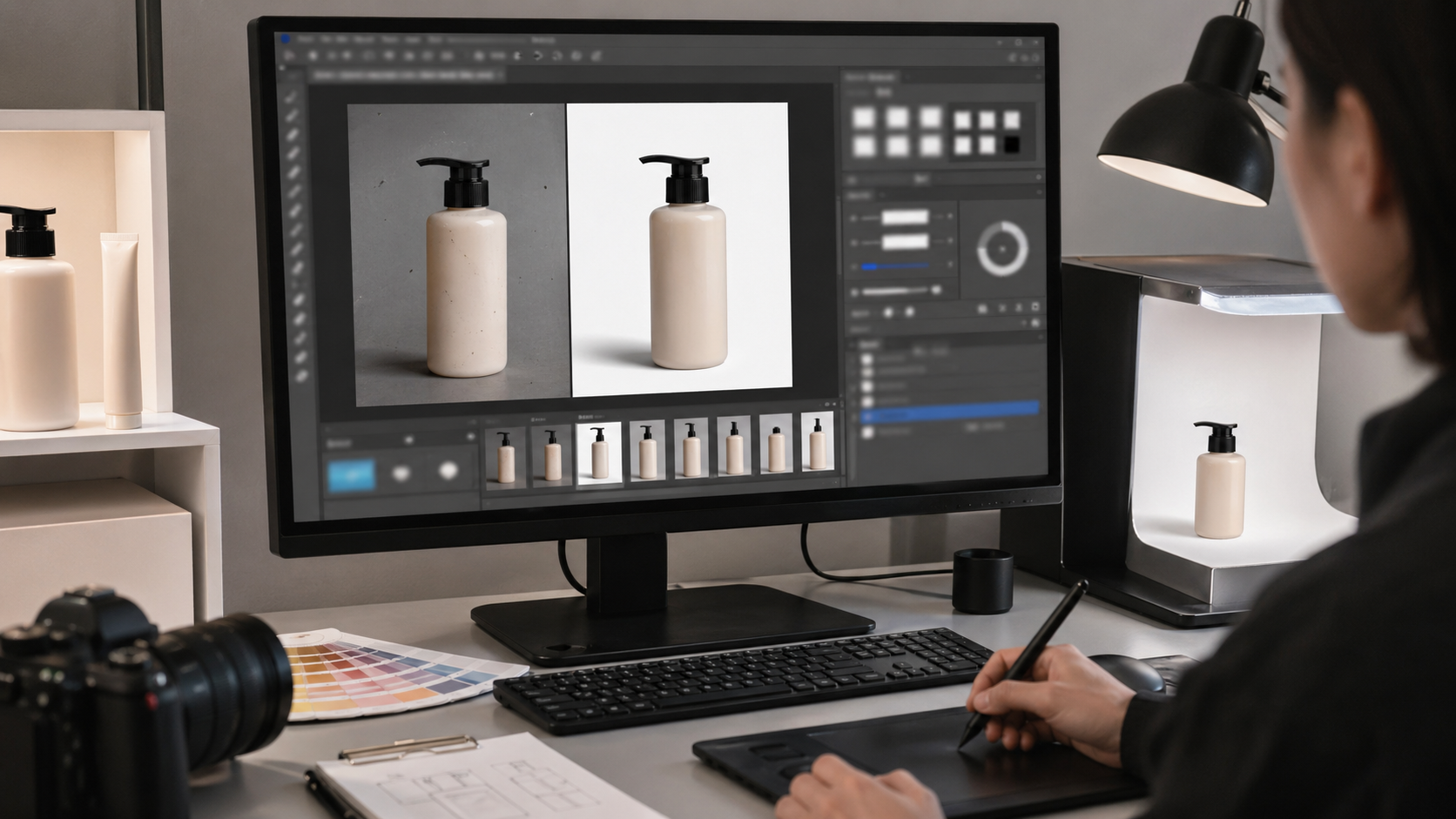 设计行业 配合 Photoshop 完成设计行业AI工具对比：PS 插件、独立生成工具与传统流程的区别