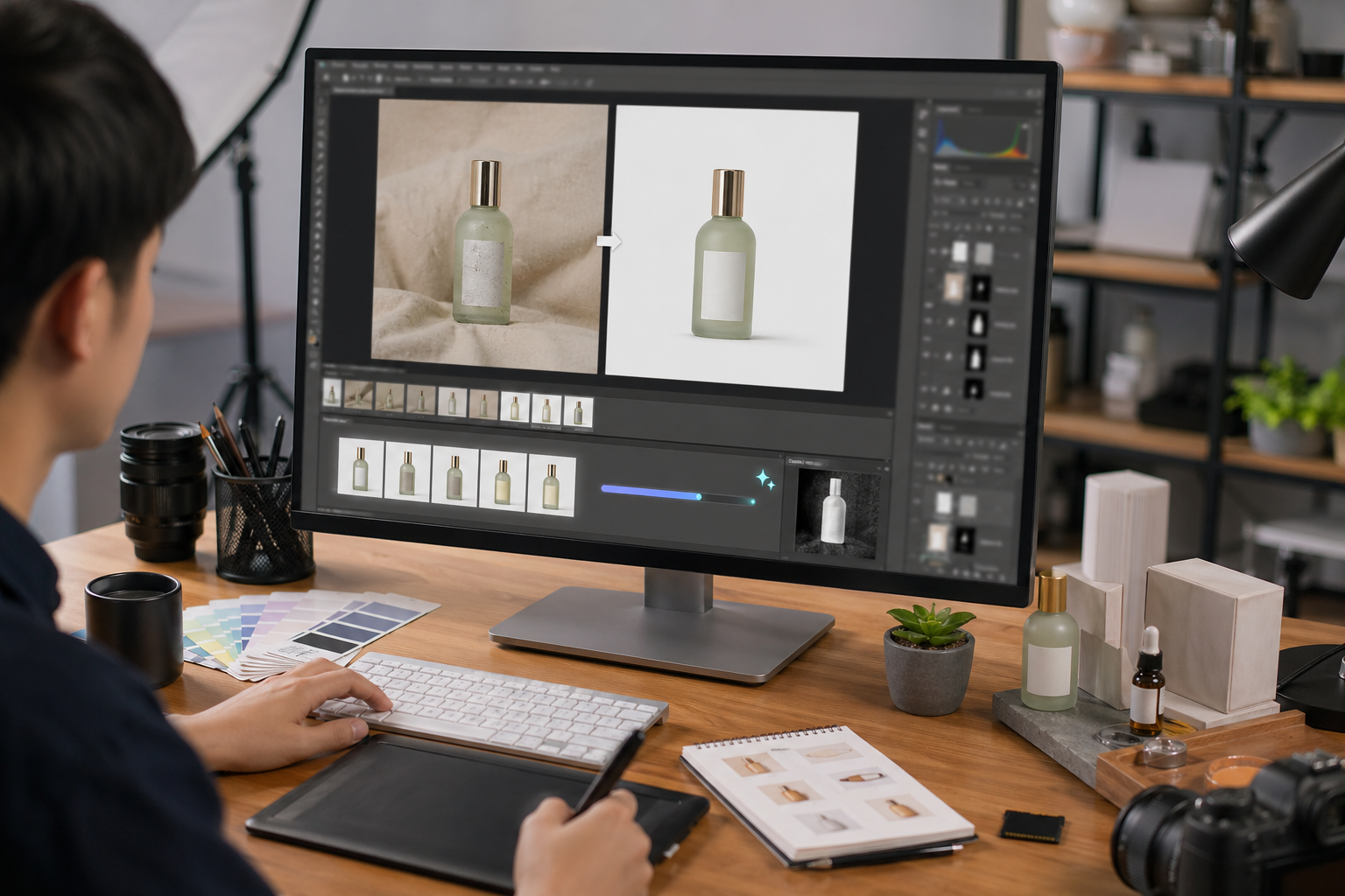 操作步骤：我会这样把图叮AI放进 Photoshop 工作流 步骤演示，使用 设计行业