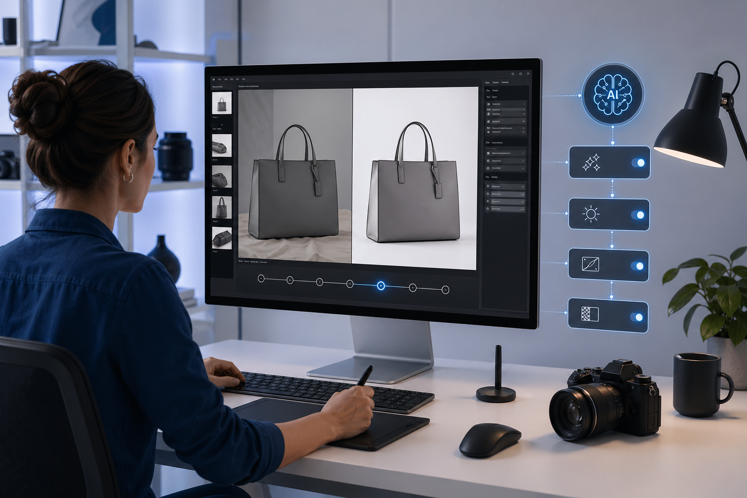 平面设计AI在电商修图中的提效流程 配图 1