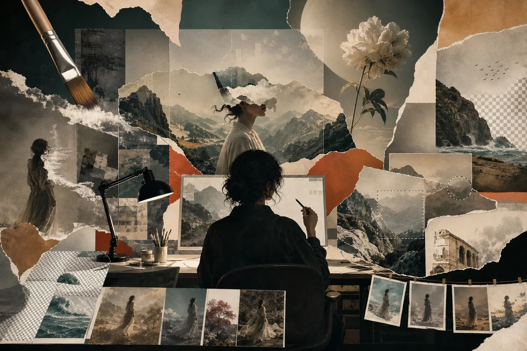 操作步骤：以 Photoshop AI 插件 + 图叮AI 为核心的工作流 效果示例，图像生成 出图