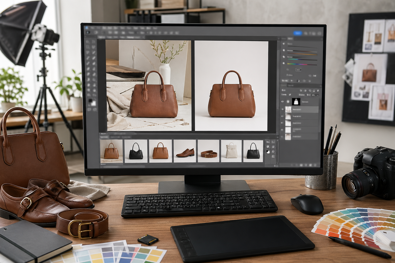 AI绘画技术和传统流程区别 步骤演示，使用 绘画技术