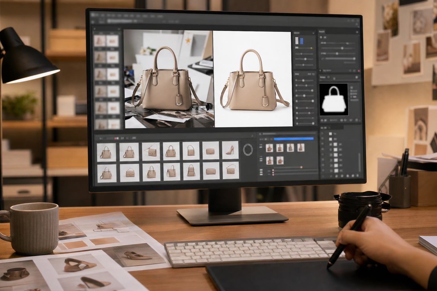 图叮 为什么要用图叮AI：解决电商设计里的重复成本 实操截图