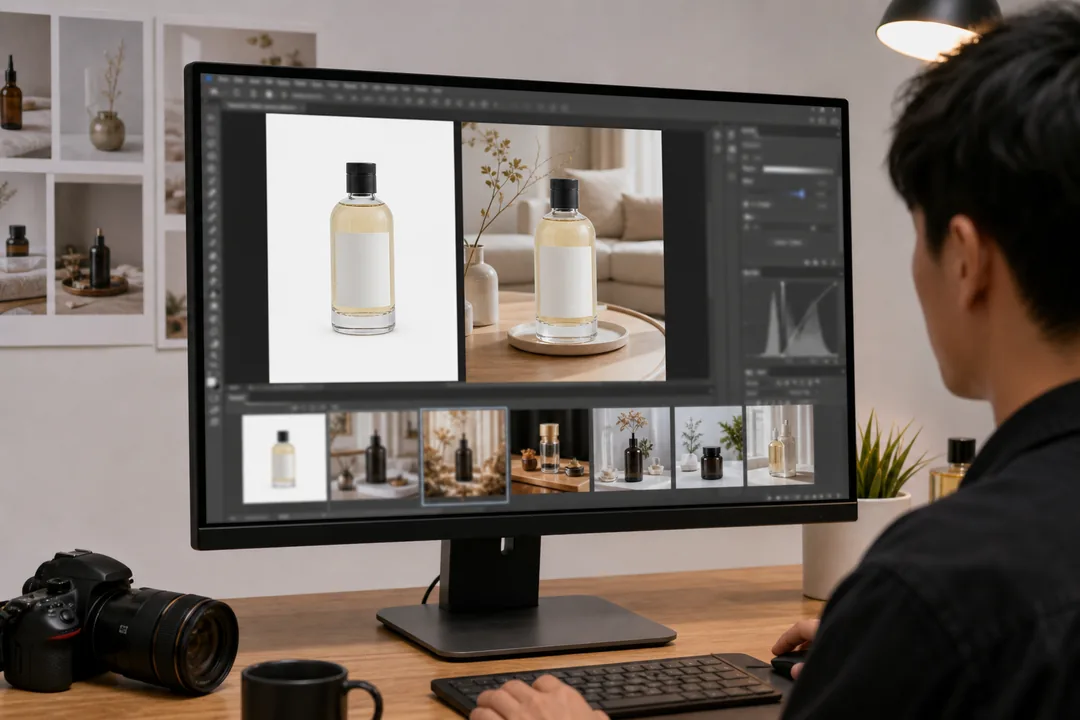 换背景 配合 Photoshop 完成AI换背景怎么做：先定调性，再进工具