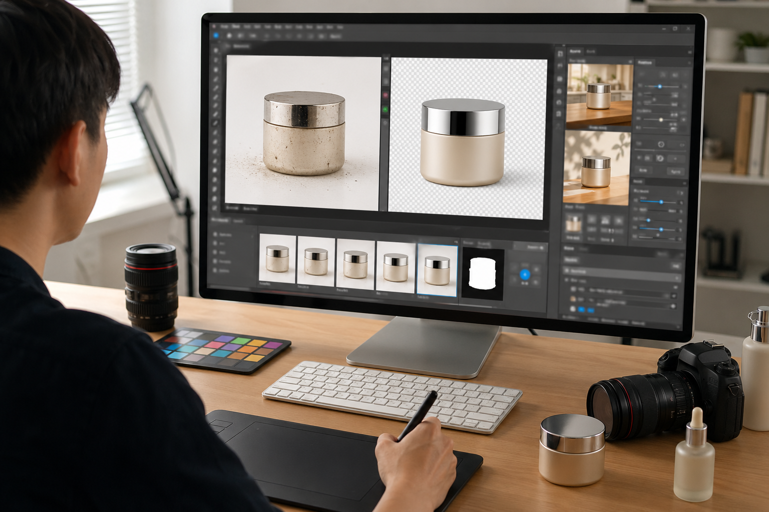 图像处理新手 配合 Photoshop 完成操作步骤：新手可以照着跑一遍的 AI 修图流程