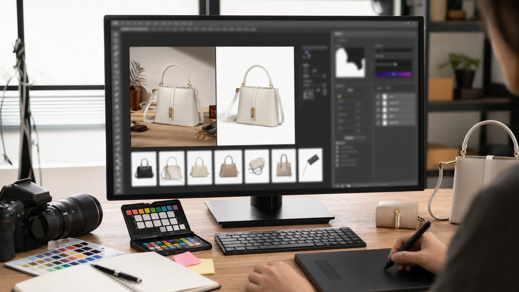绘画技术 配合 Photoshop 完成操作步骤：一套可复制的 Photoshop AI 插件工作流