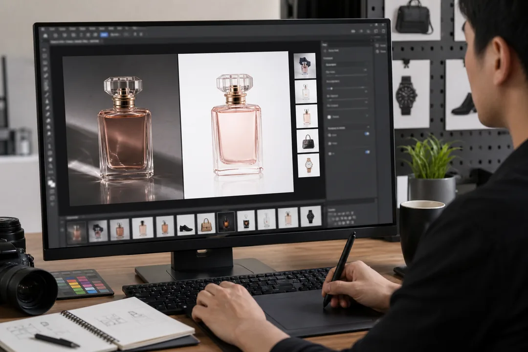 修图效果好吗 在AI修图效果好吗怎么做：可复制的 Photoshop 插件工作流场景下的工作示意