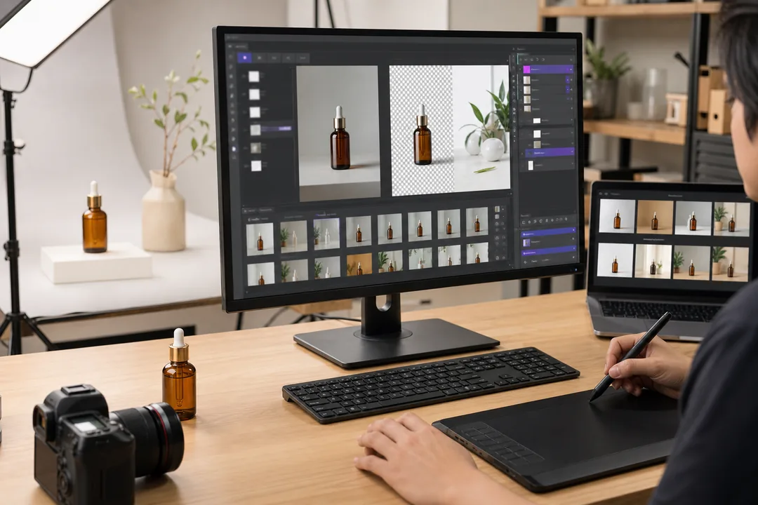 绘画 配合 Photoshop 完成操作步骤：用 图叮AI 跑通一套可复制工作流