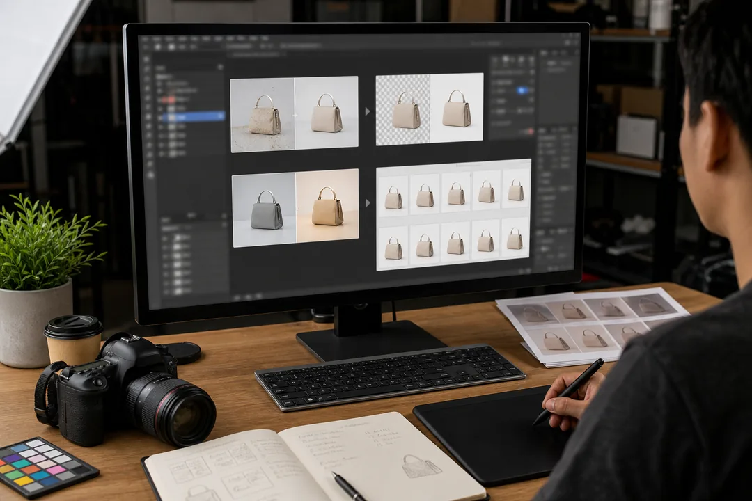 平面设计 配合 Photoshop 完成操作步骤：我会如何把图叮AI接入日常平面设计流程