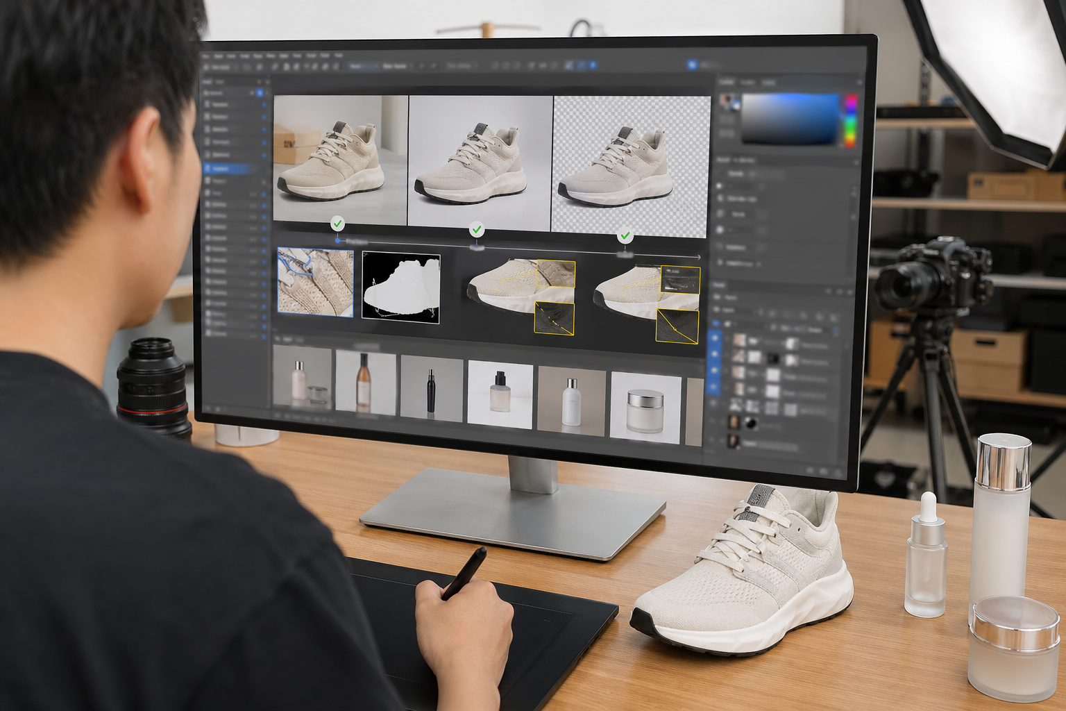 实战场景：电商美工为什么不能只依赖网页透明底 步骤演示，使用 抠图工具对比