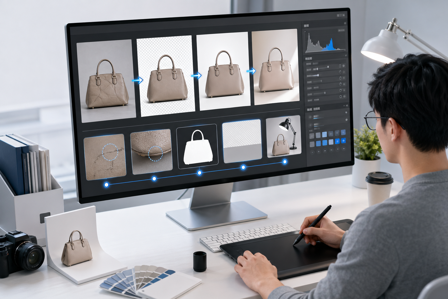 平面设计AI在电商修图中的提效工作流 配图 1