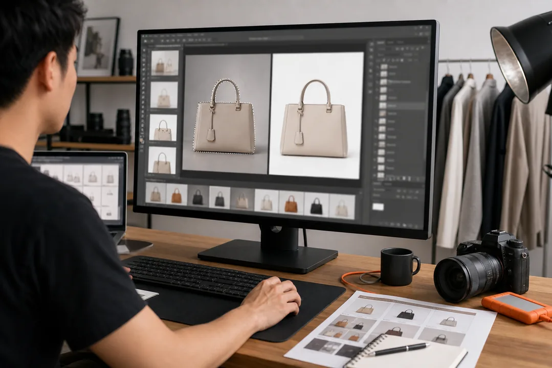 Canva 操作步骤：Canva AI + Photoshop AI 插件 + 图叮AI 工作流 实操截图
