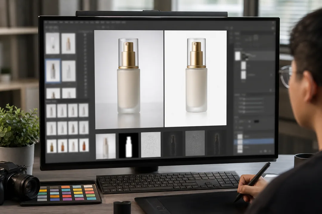 高清放大 配合 Photoshop 完成操作步骤：传统流程 vs AI 流程