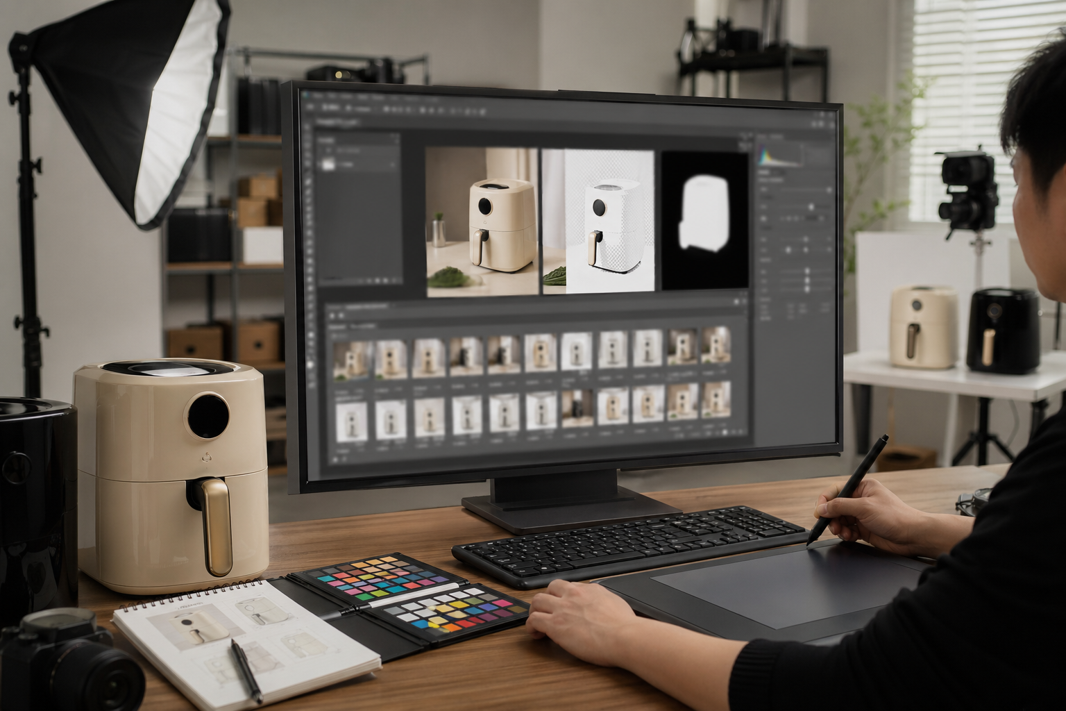 计算机视觉 配合 Photoshop 完成实战场景：电商主图批量出图流水线