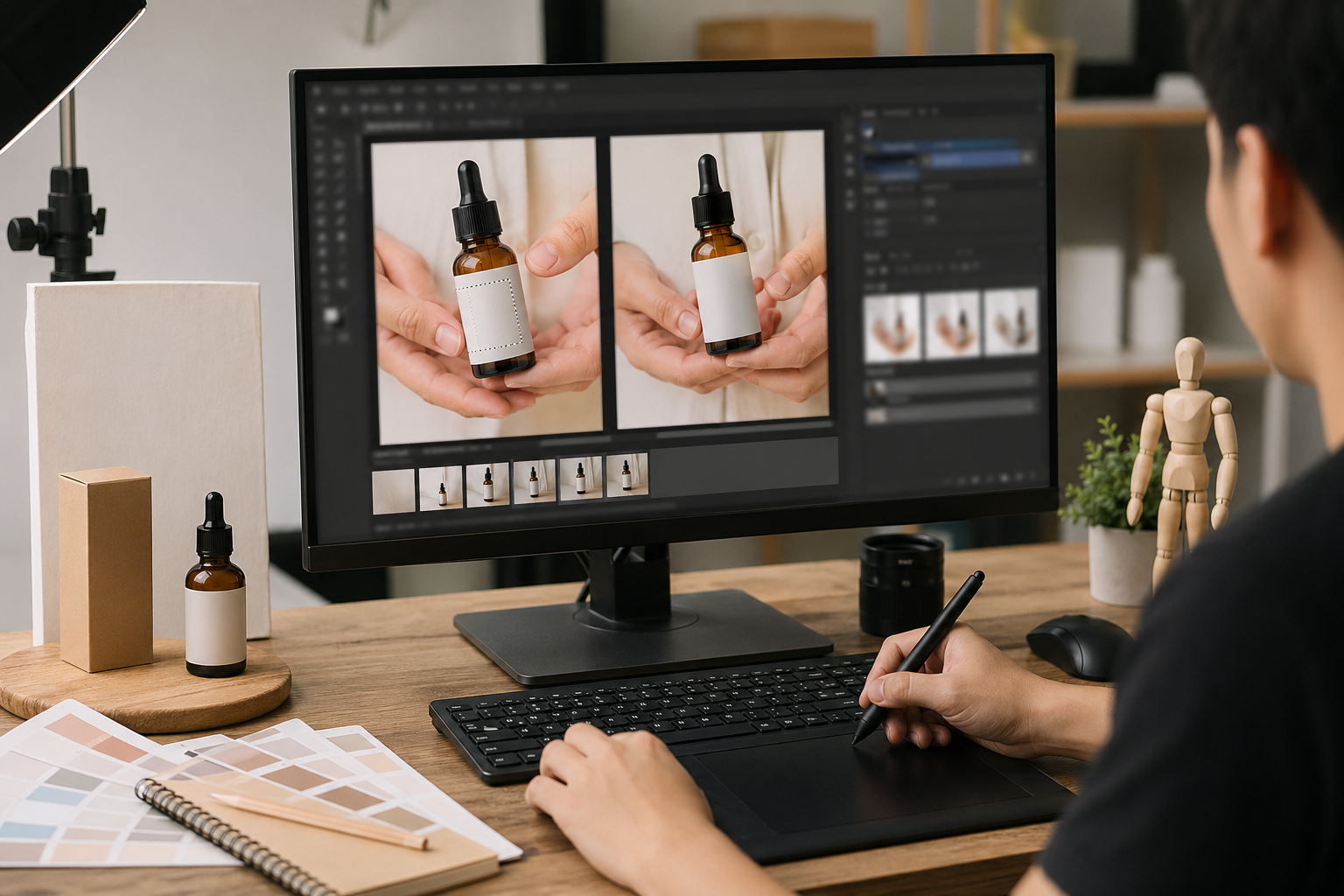 局部重绘怎么做：我会先定方向，再让 AI 进入局部 效果示例，局部重绘 出图