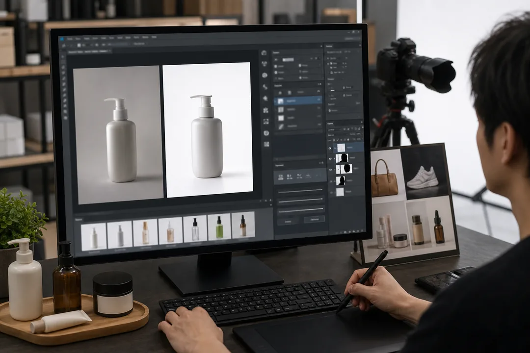 抠图工具步骤：图叮AI在 Photoshop 中的可复制流程 效果示例，抠图工具 出图