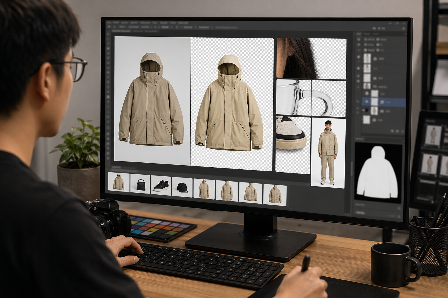 快速抠图 快速抠图方法步骤：从 AI 选区到商业可用蒙版 实操截图
