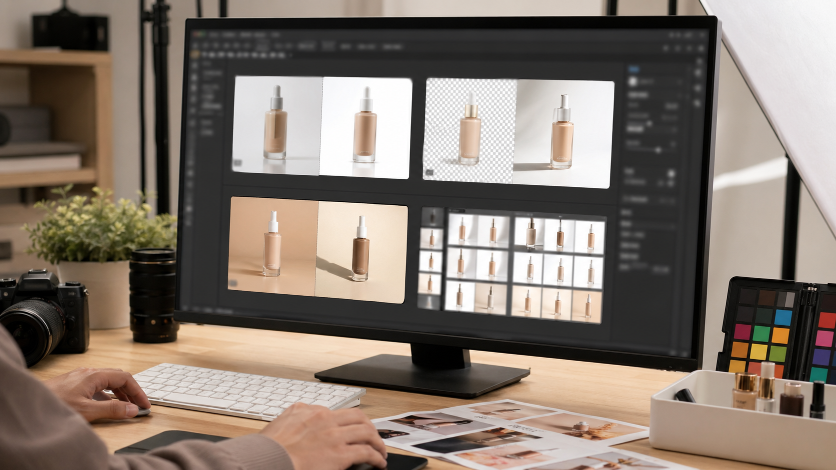 快速生成图像 实战场景：电商团队最适合先用 AI 生成哪些图 实操截图