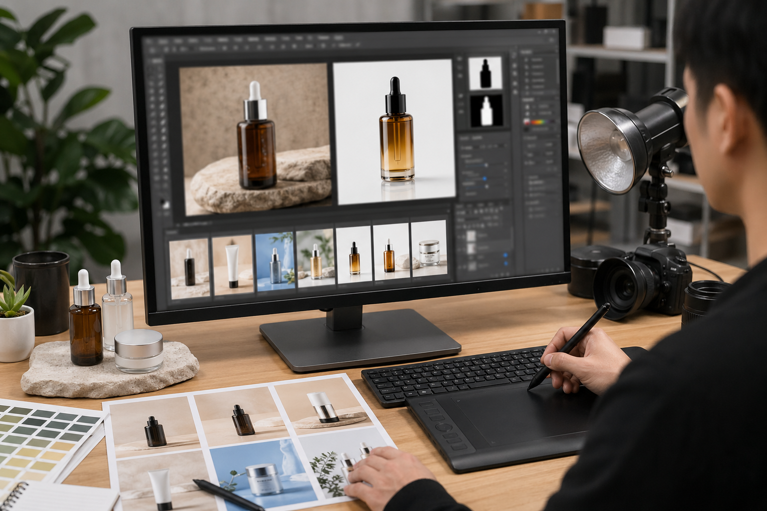 Midjourney教程怎么做：从风格方向到 Photoshop AI 插件精修 效果示例，Midjourney 出图