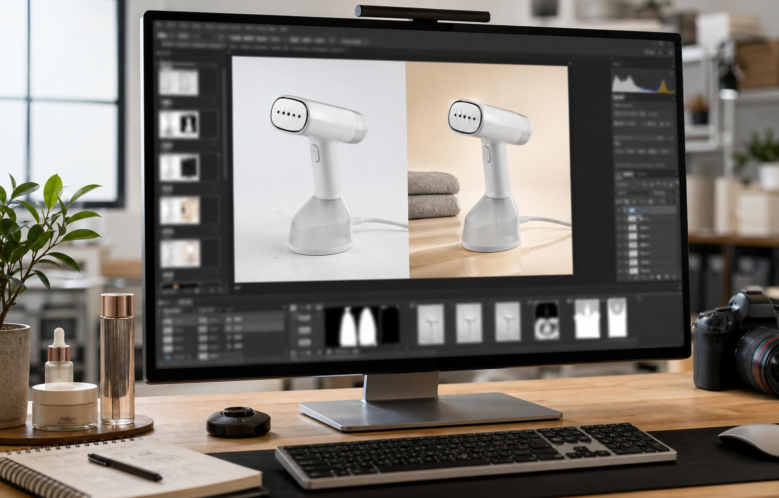 Midjourney教程案例：电商主图从普通到可投放的变化：Midjourney 处理前后对比