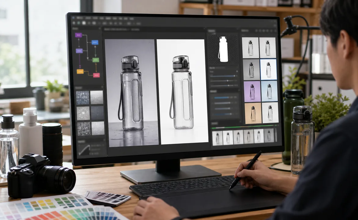 Midjourney 配合 Photoshop 完成操作步骤：从提示词到图叮AI批处理