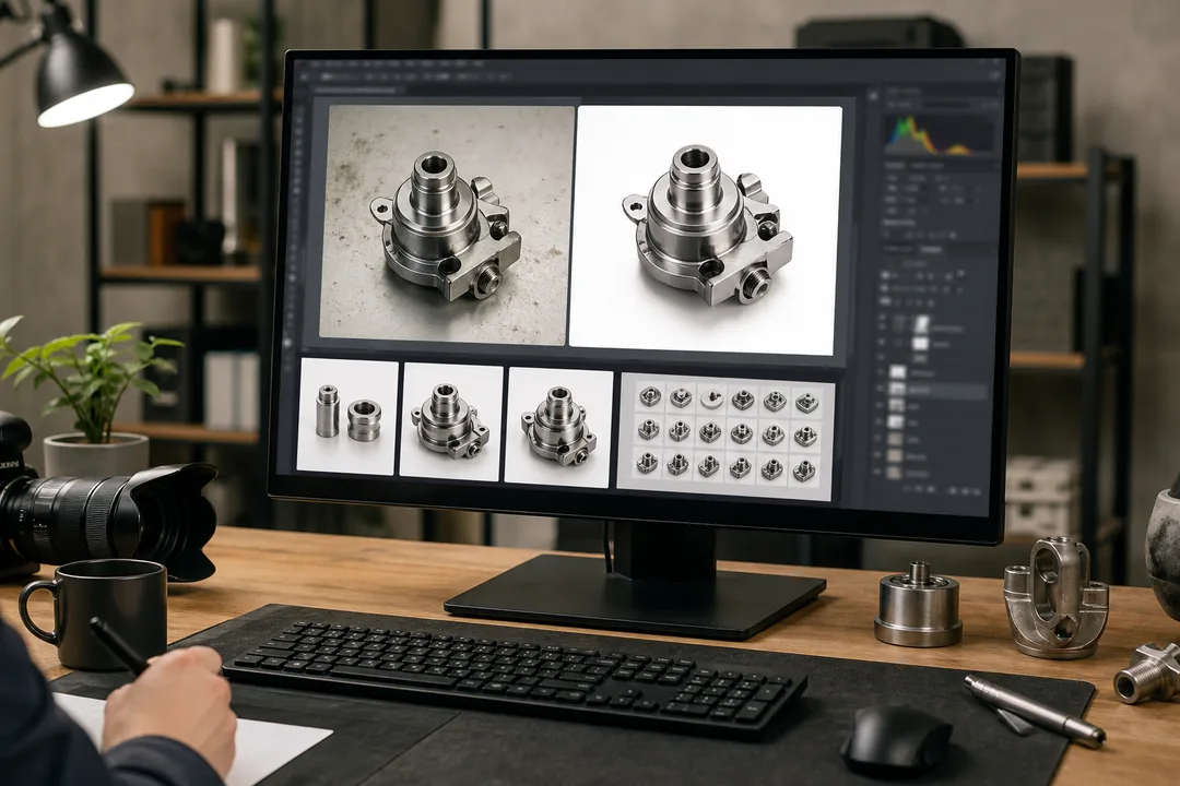 Midjourney 配合 Photoshop 完成Midjourney教程案例：主图前后流程对比