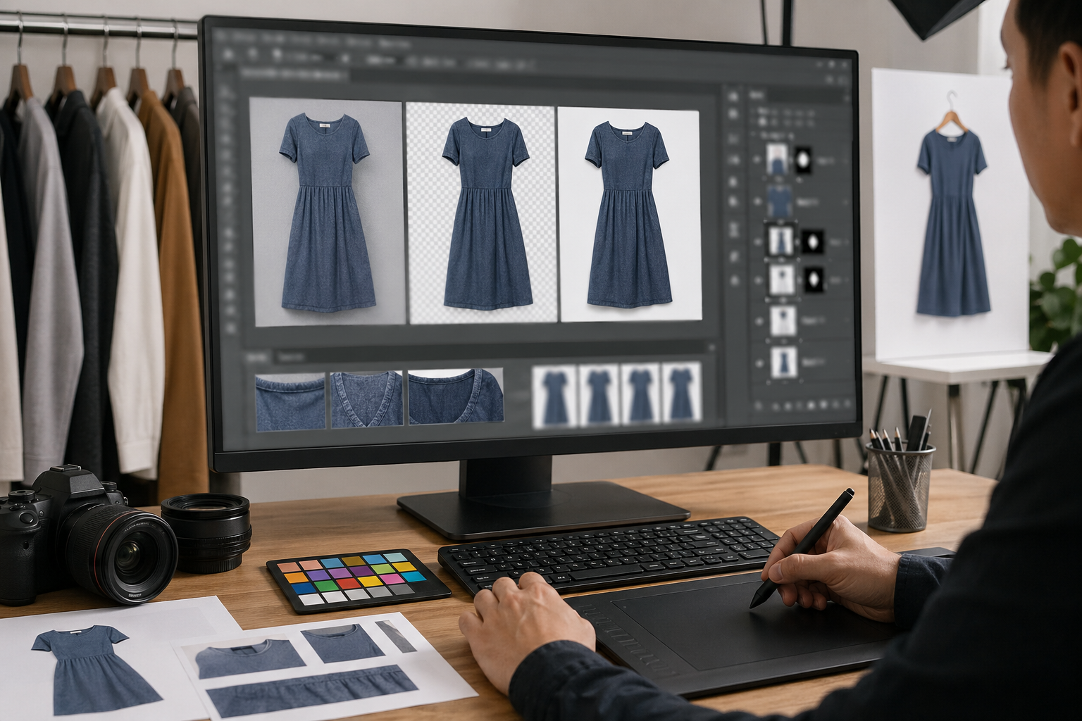 Photoshop 在注意事项：Photoshop AI 插件不是越自动越好场景下的工作示意