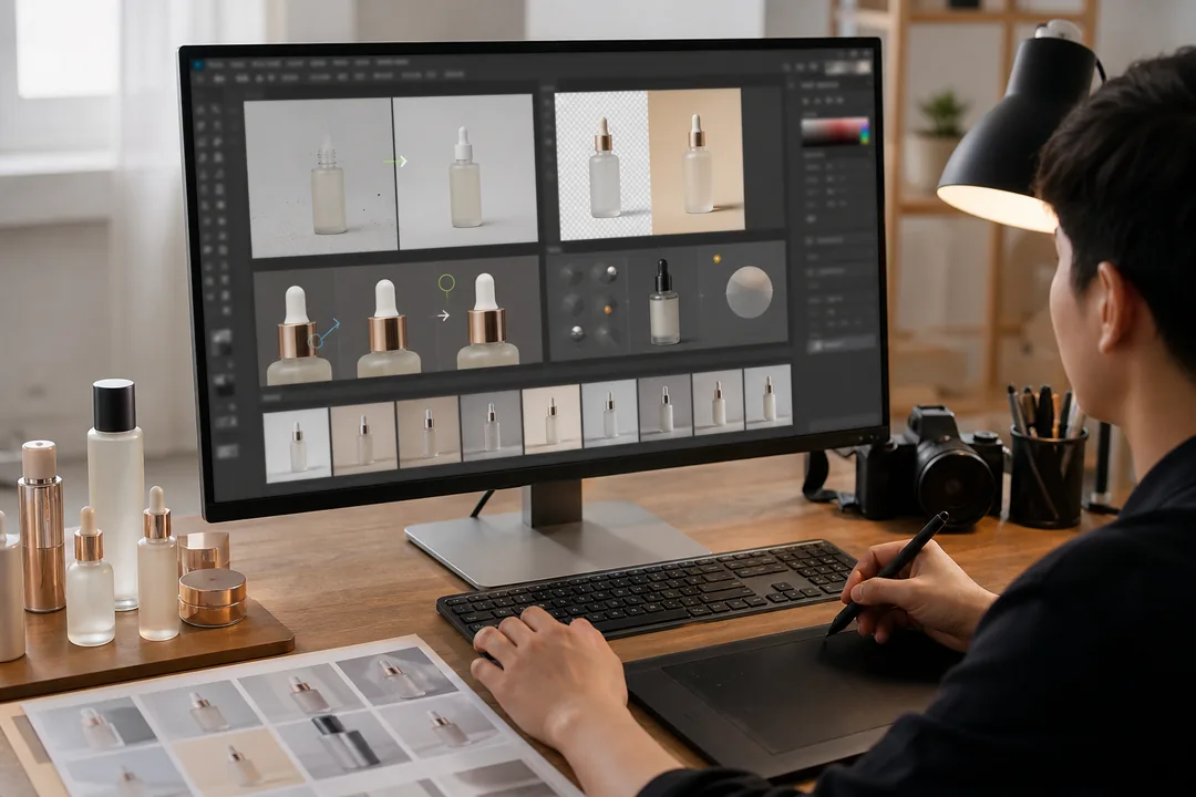 注意事项：别把 AI 生成当成设计完成 效果示例，Photoshop智能插件 出图