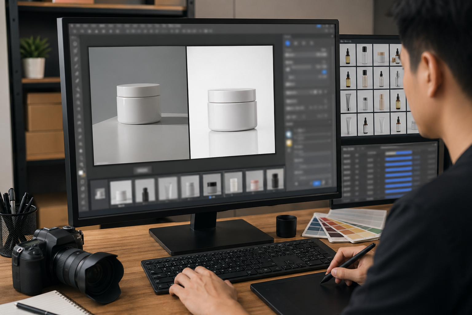 Photoshop插件提高设计效率怎么做：一套可复制 SOP：Photoshop插件提高设计效率 处理前后对比