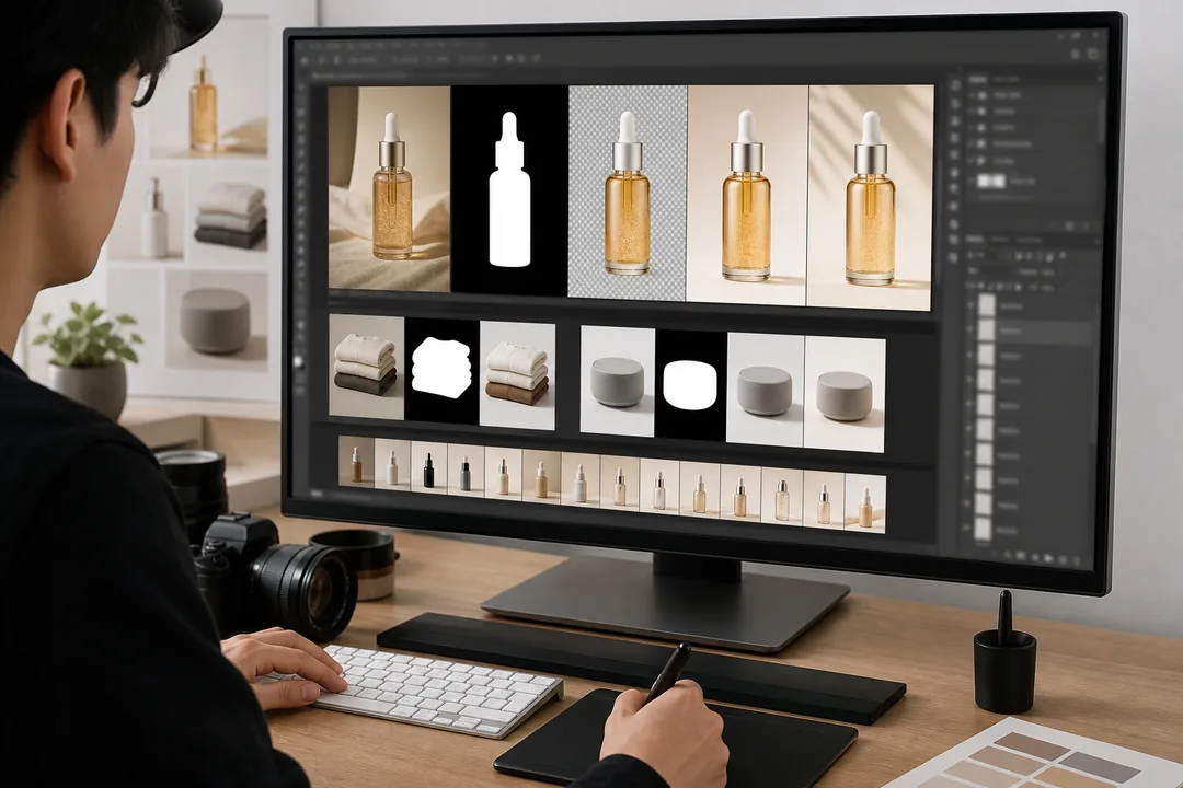 可复制的 Photoshop AI修图步骤 效果示例，Photoshop修图 出图