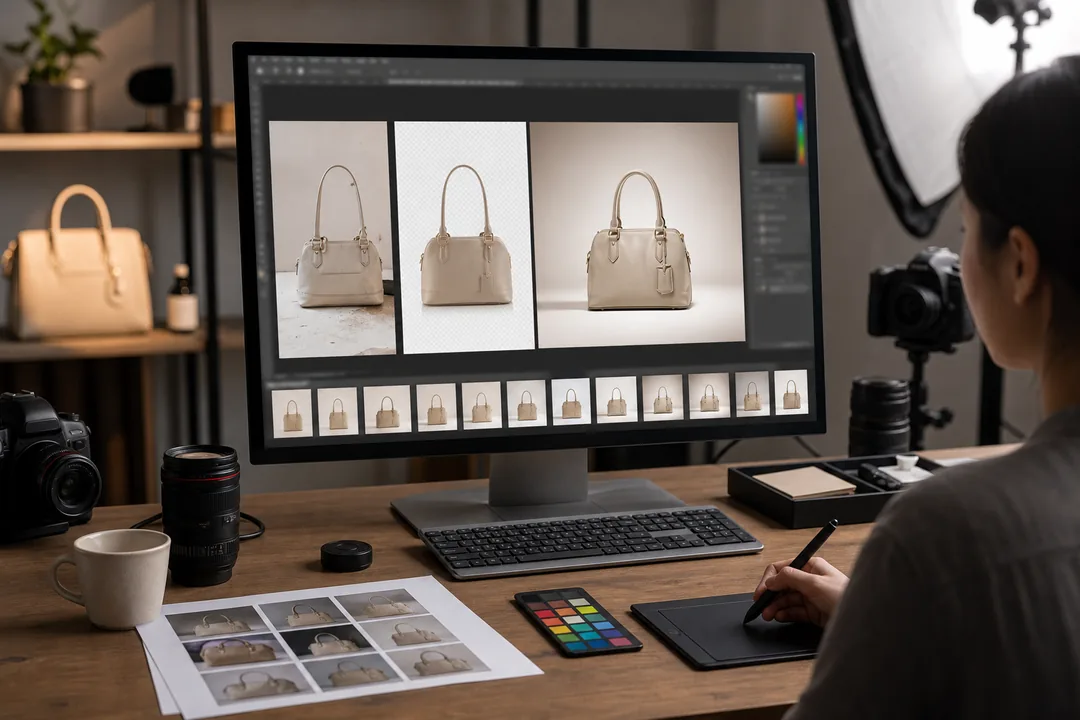 Photoshop Photoshop AI 和传统流程区别：省的不是一步，是整段工时 实操截图