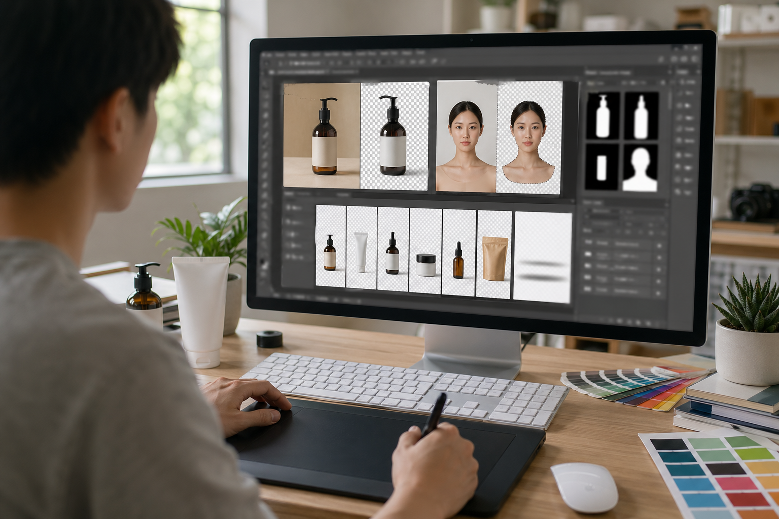 一键抠图实战场景：商品、人像与批量素材的处理重点 步骤演示，使用 一键抠图