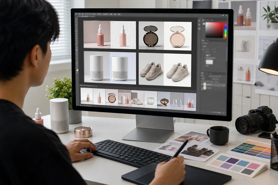 PS教程 在为什么要用 Photoshop AI 插件做 PS教程实战场景下的工作示意