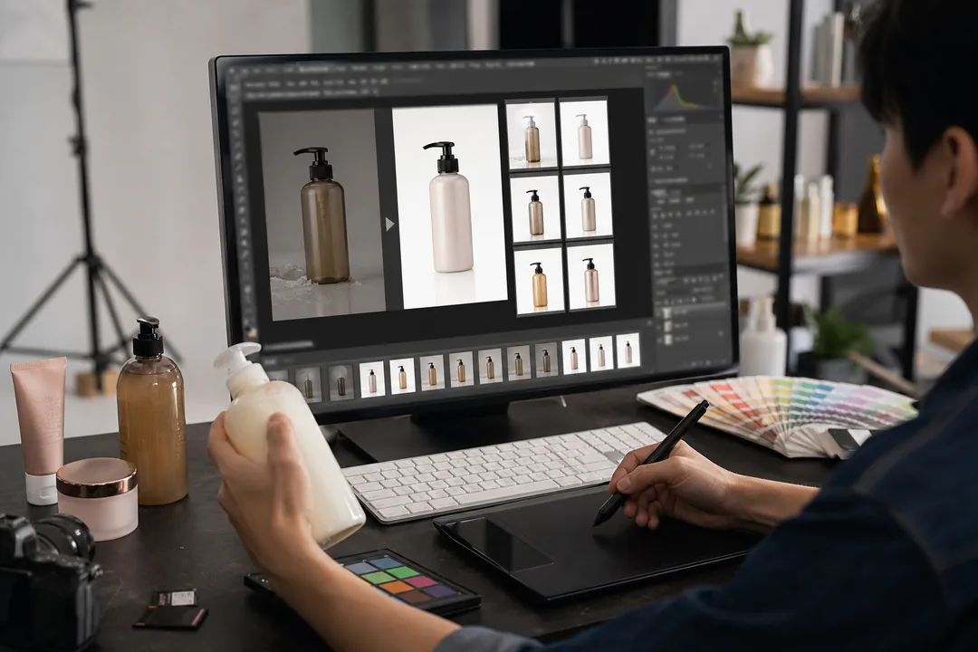 PS教程 配合 Photoshop 完成PS教程和传统流程区别：效率变快，但审美判断更重要