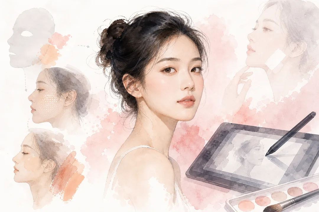 ai修图怎么做：一套可复制的 Photoshop + 图叮AI 工作流 步骤演示，使用 修图