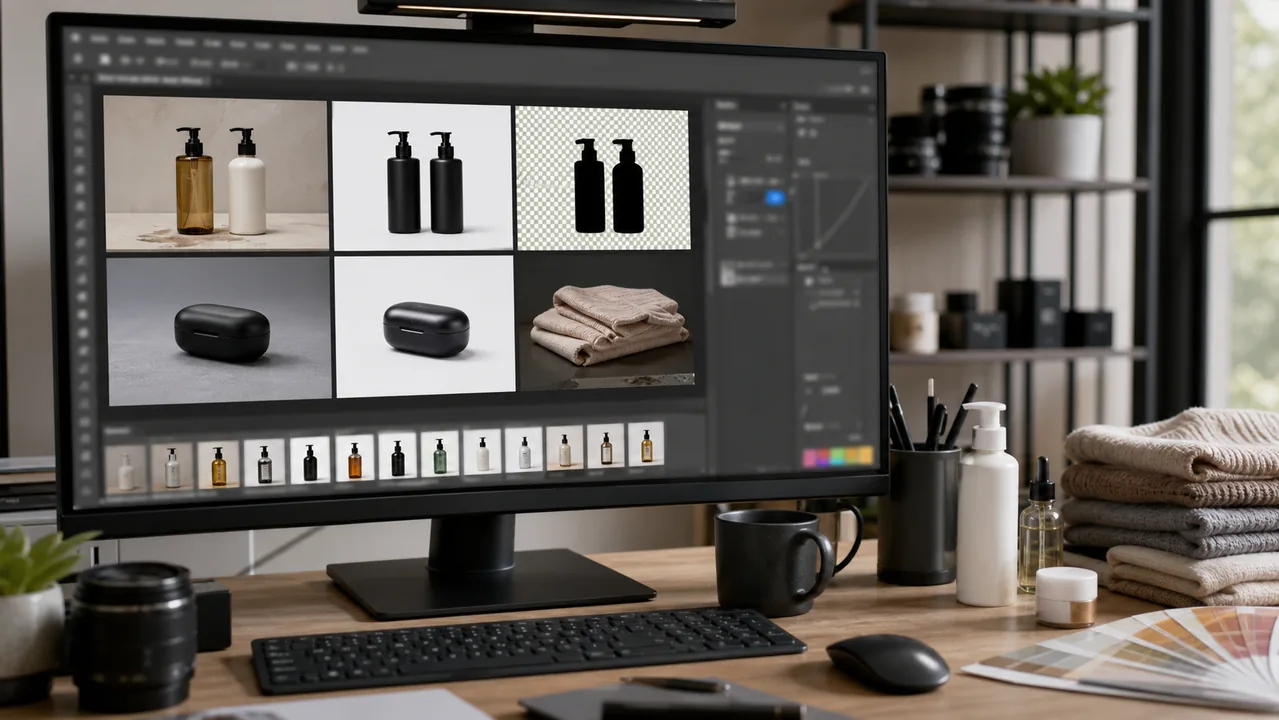 电商设计怎么做：一套可复制的 Photoshop AI 工作流 效果示例，电商设计 出图