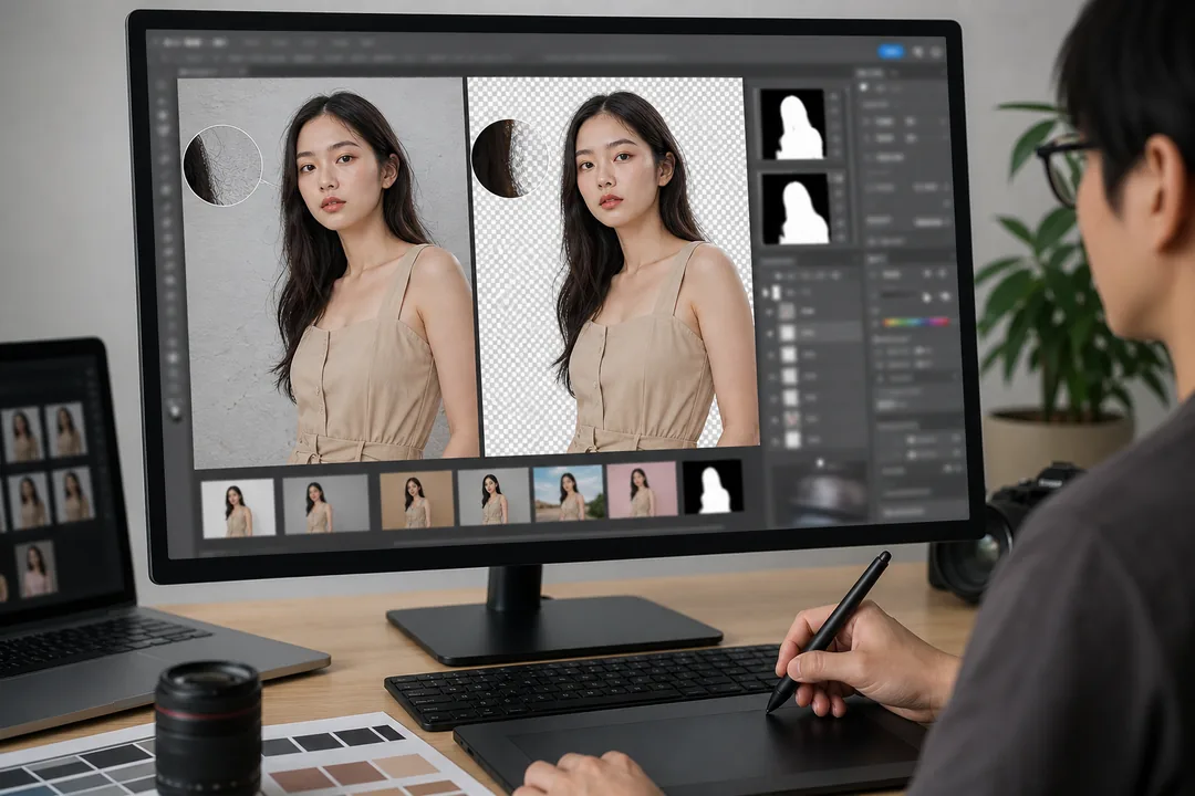 人像抠图 配合 Photoshop 完成实战场景：复杂背景人像如何判断是否合格