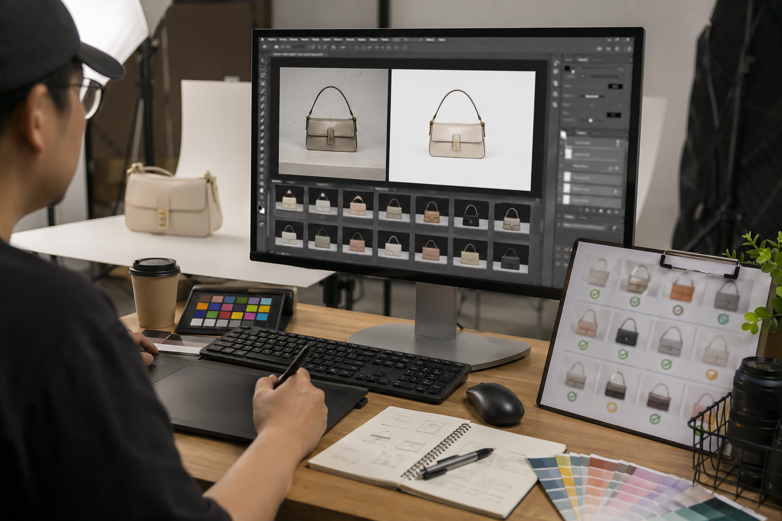 设计师必备效率软件 在注意事项：效率软件不能跳过质检场景下的工作示意