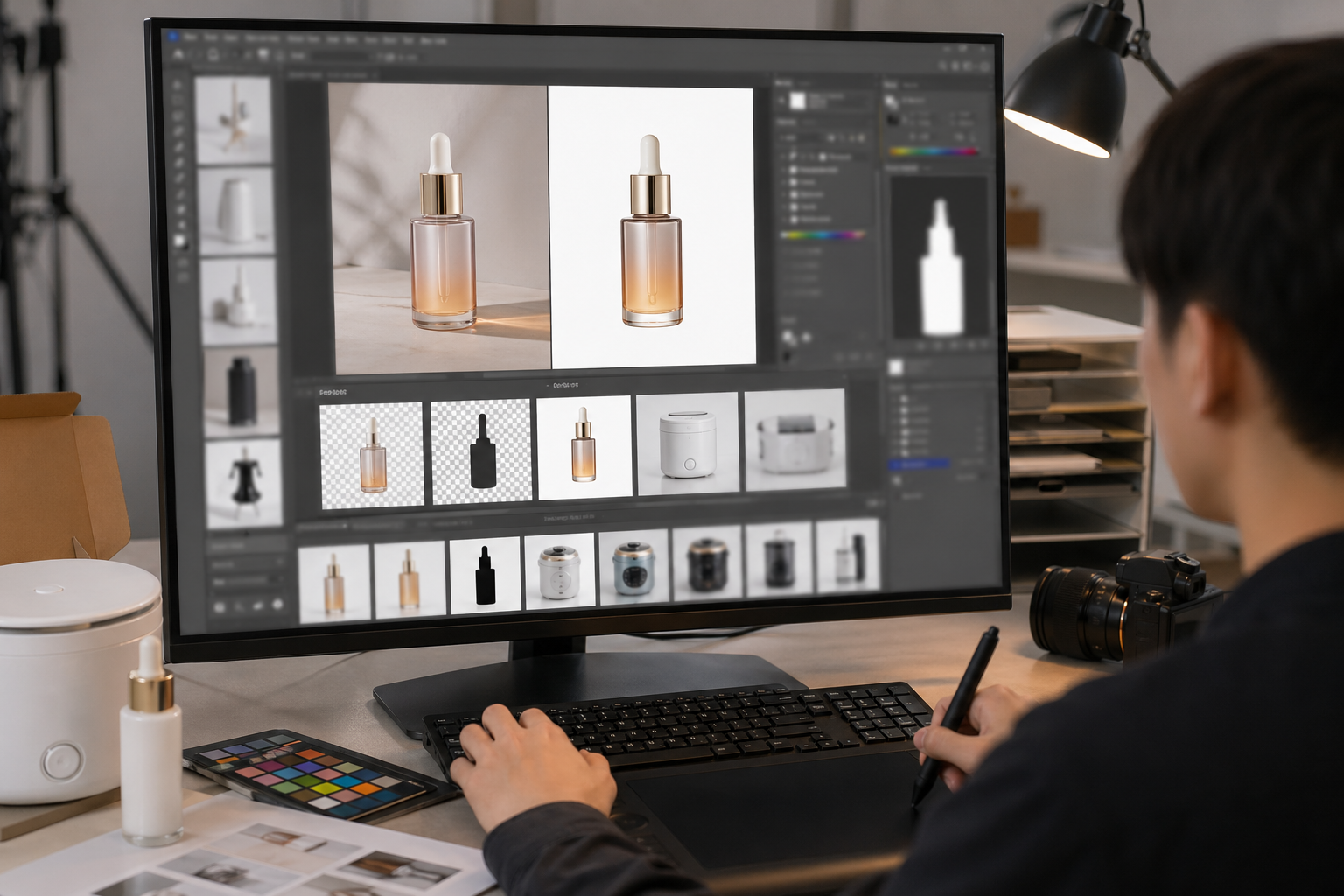 先给结论：设计师效率低，通常不是审美问题，是工作流问题：设计师效率低 处理前后对比