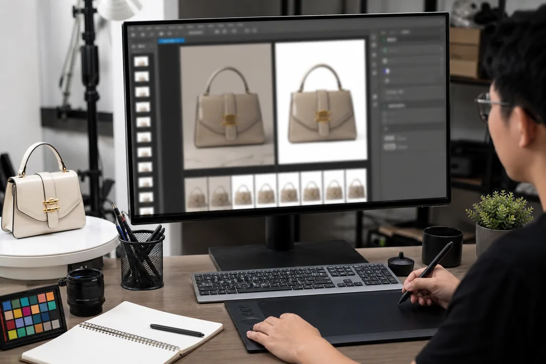 操作步骤：用 Photoshop AI 插件搭建批量出图 SOP 效果示例，设计效率 出图