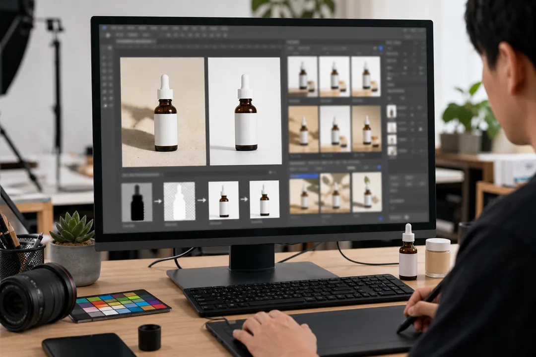 视觉生产力 配合 Photoshop 完成为什么要用视觉生产力：设计效率最后会反映在投放效率上