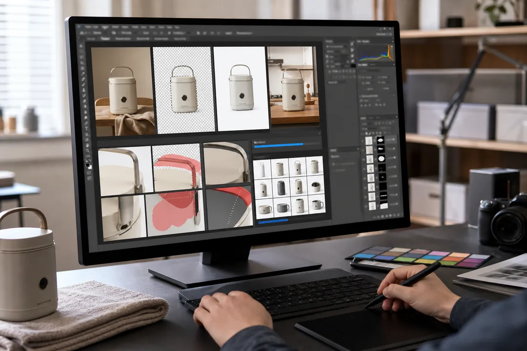 电商产品图换背景 配合 Photoshop 完成一个可复用的实战案例