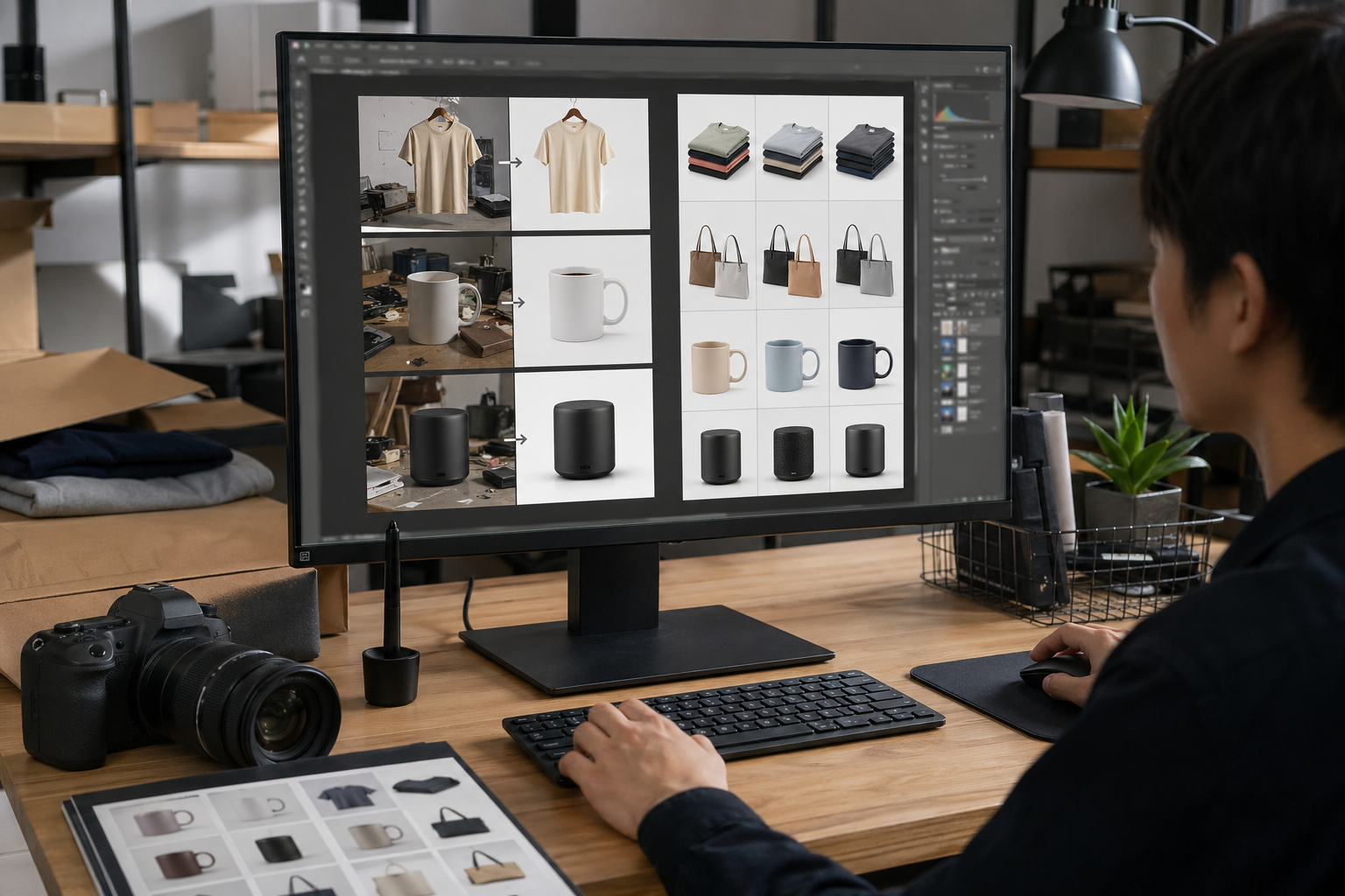电商换背景怎么做：一套可复制的 Photoshop AI 插件流程 步骤演示，使用 电商换背景