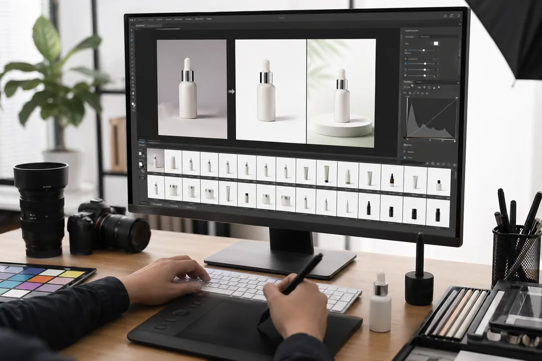 主图 配合 Photoshop 完成为什么要做主图优化：它解决的是点击、转化和产能问题