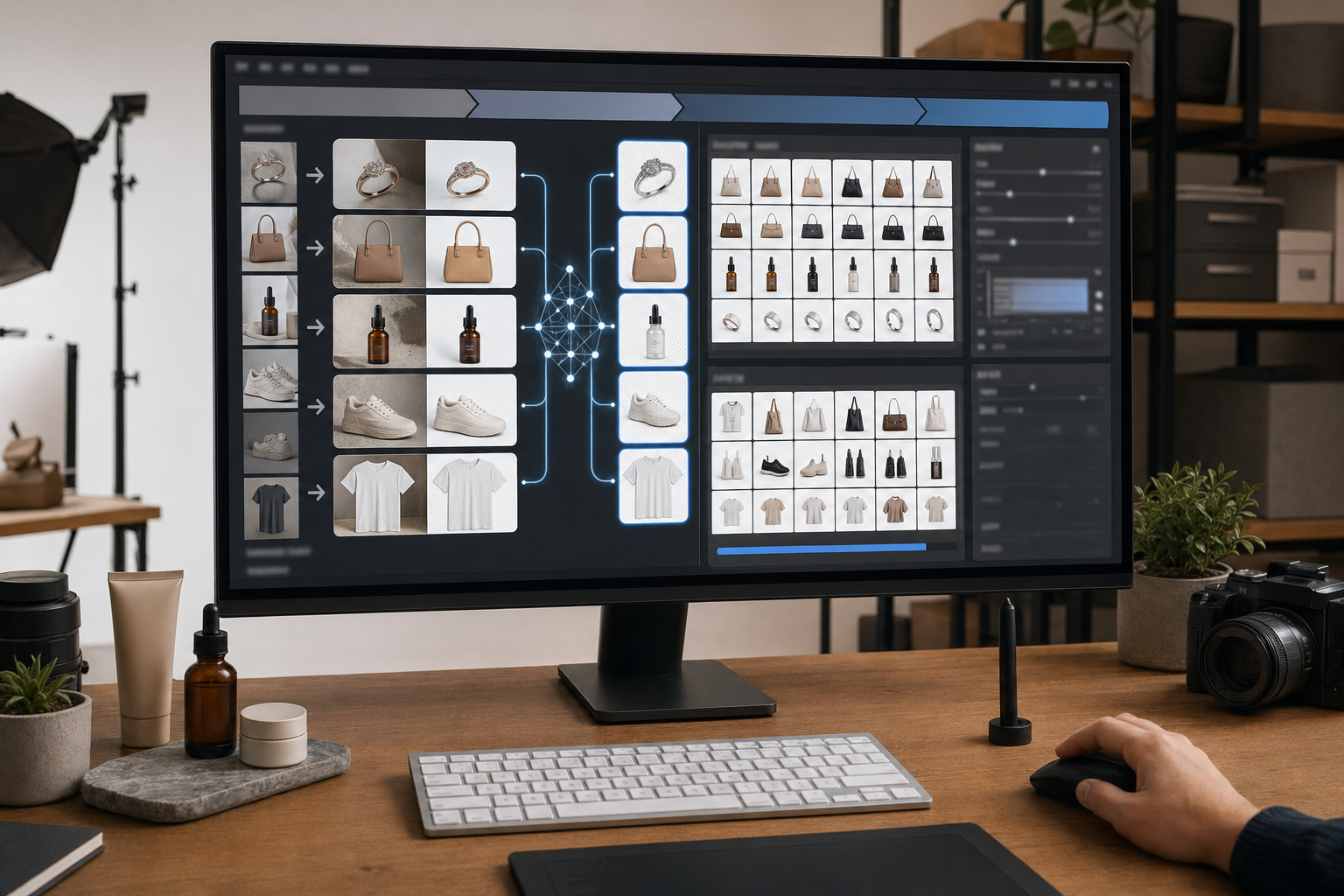 计算机视觉 配合 Photoshop 完成计算机视觉和传统流程区别：按工作流对比