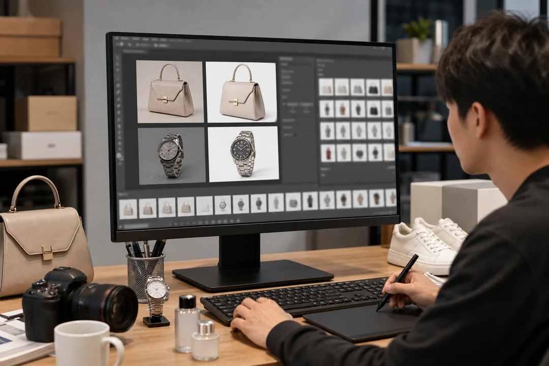 电商美工效率 配合 Photoshop 完成电商美工效率提升和传统流程区别