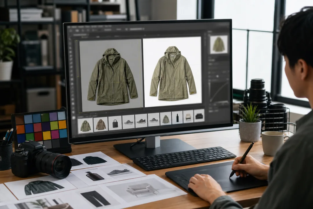 电商视觉营销 电商视觉营销怎么做：一套可复制的 Photoshop AI 工作流 实操截图