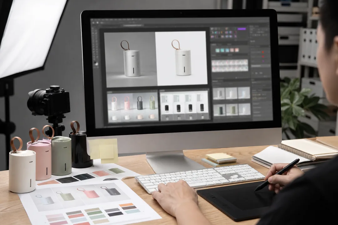 快速完成电商设计 配合 Photoshop 完成案例对比：传统流程和 AI 插件流程差在哪里