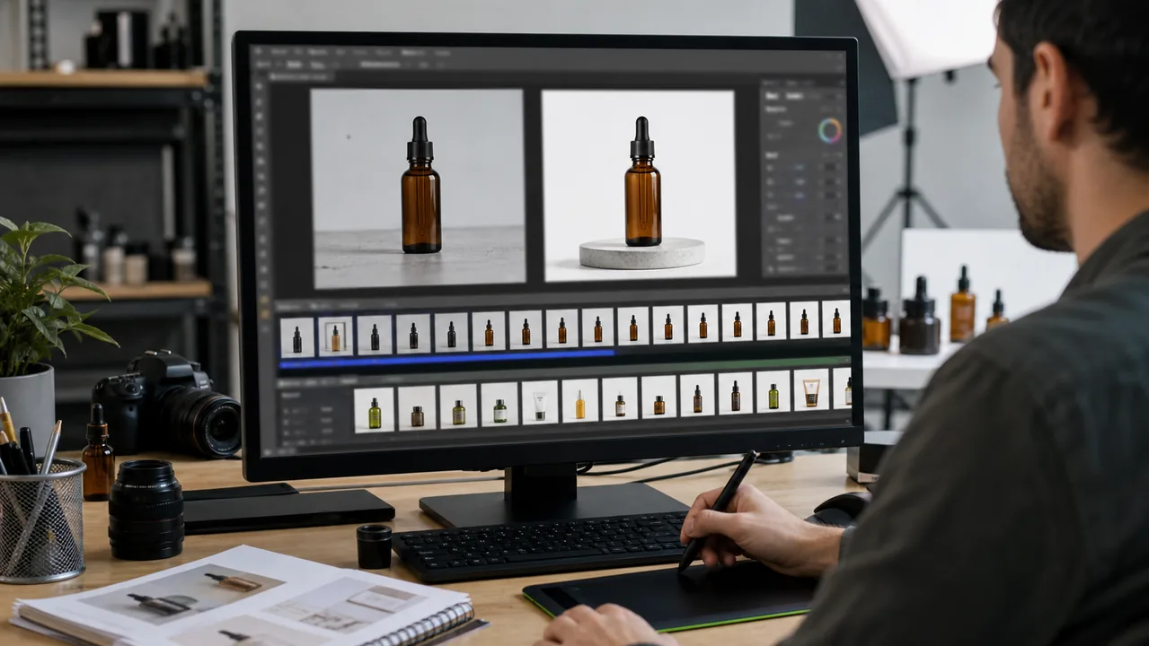 设计工具 配合 Photoshop 完成注意事项：AI修图不能跳过质检