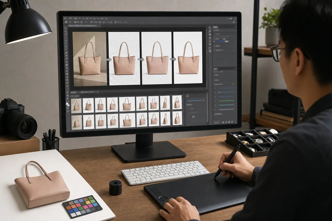 电商设计神器 配合 Photoshop 完成操作步骤：用图叮AI 跑一套可复用的主图工作流