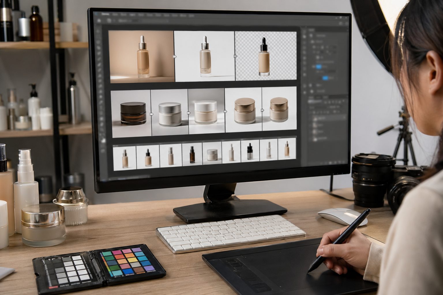 电商主图制作耗时 配合 Photoshop 完成操作步骤：降低电商主图制作耗时的可复制流程